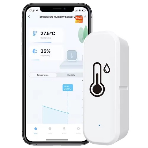 Tuya wifi thermometer and hygrometer humidity sensor WSD400D