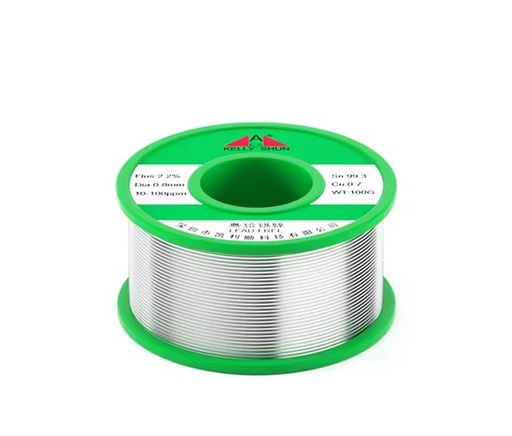 Kellyshun lead-free solder wire 100g 0.8mm flux 2.2%