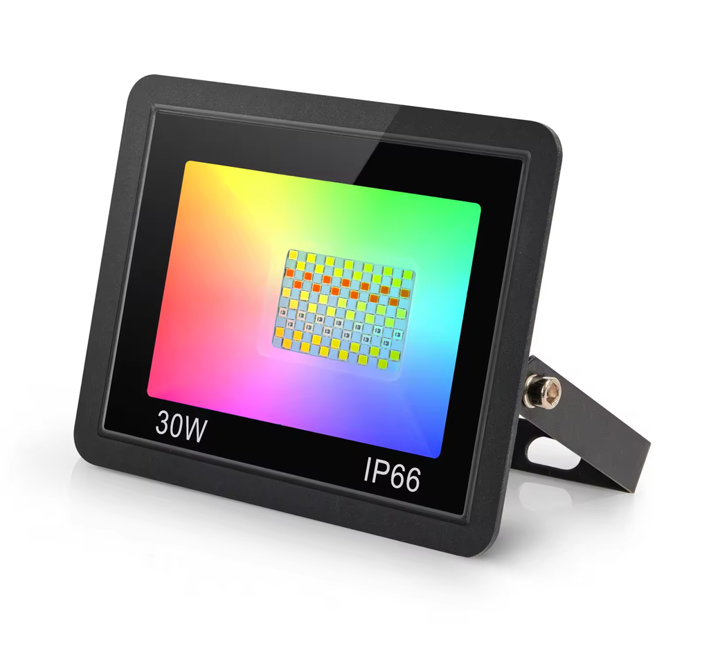 WiFi LED Schijnwerper met sensor - 20W 2400lm - Bedienbaar met de App | bol