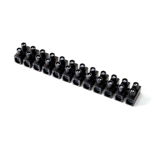 Arnocanali B2106 terminal strip 12 poles 6mm black
