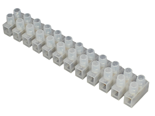 Arnocanali B104 terminal strip 12 poles 4mm natural